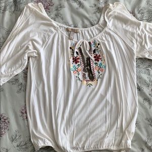 White American Rag shirt